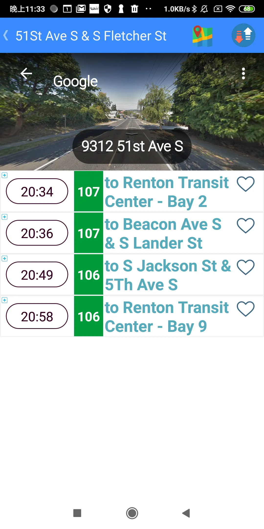 Seattle Transit Timetable | Indus Appstore | Screenshot