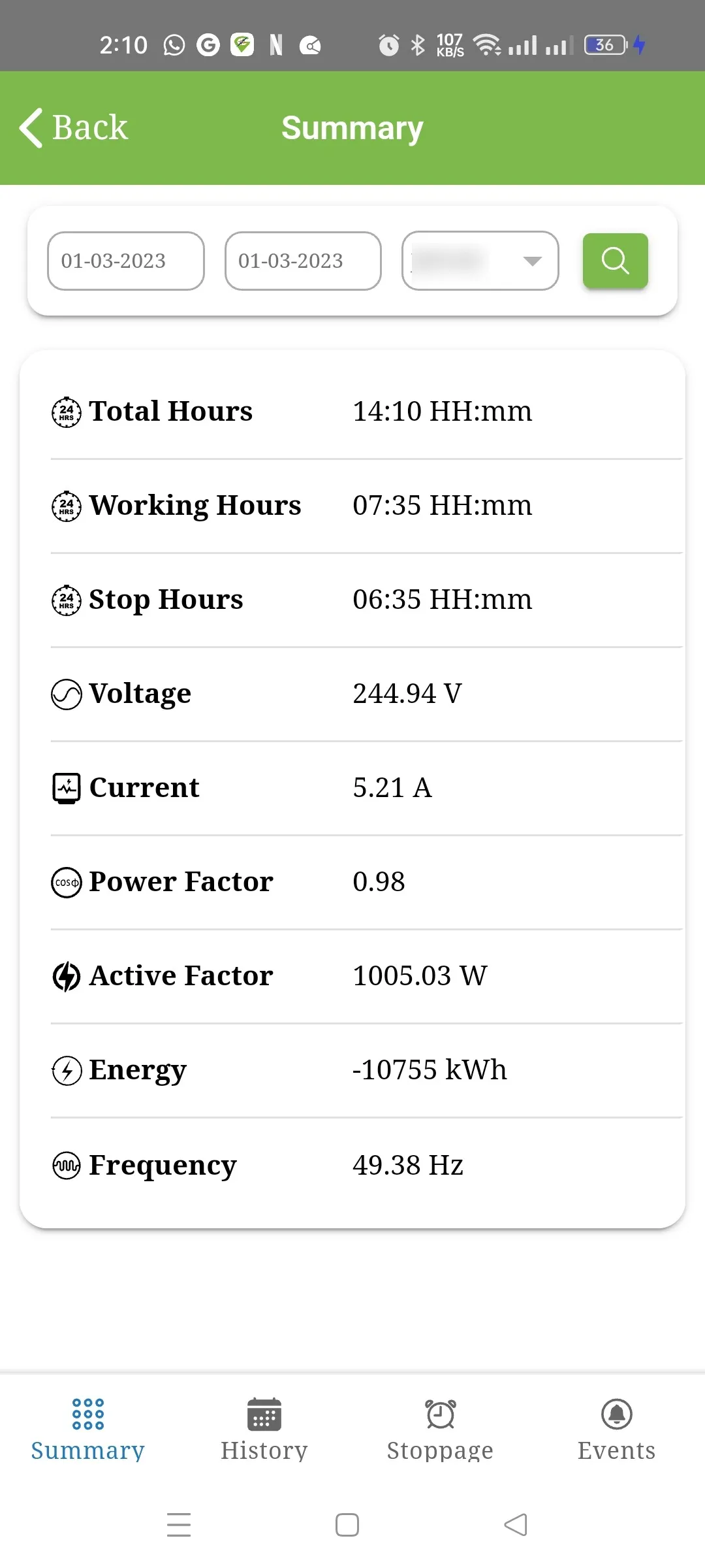 Oil Well Monitoring | Indus Appstore | Screenshot