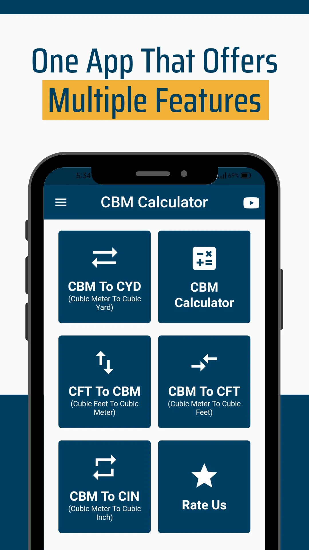 CBM Calculator | Indus Appstore | Screenshot