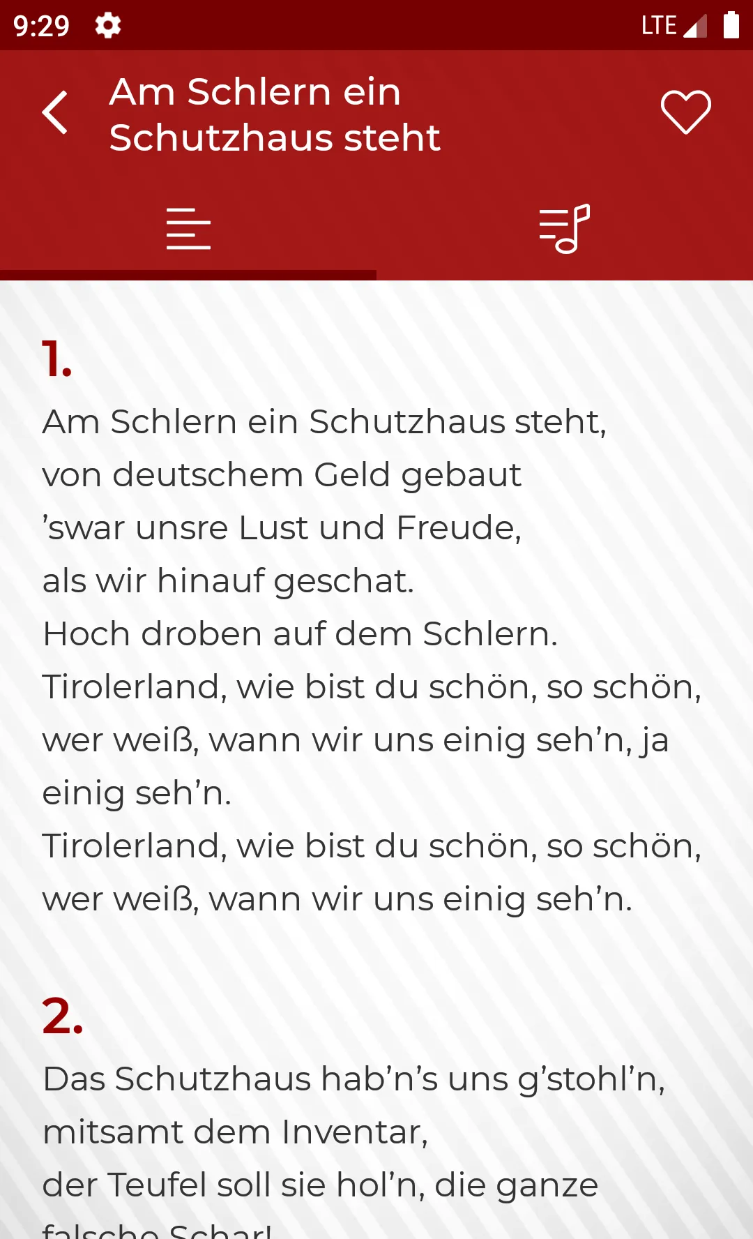 Tiroler Lieder | Indus Appstore | Screenshot