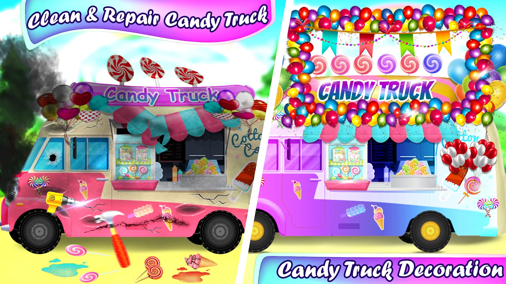 Unicorn Cotton Candy Maker | Indus Appstore | Screenshot