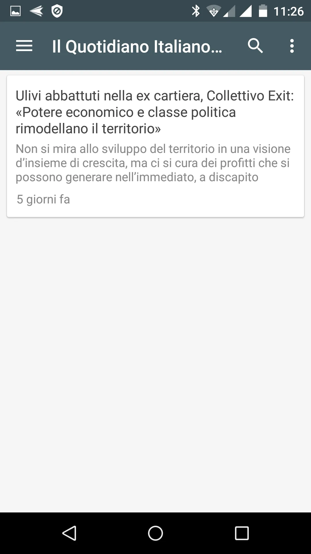 Andria notizie locali | Indus Appstore | Screenshot