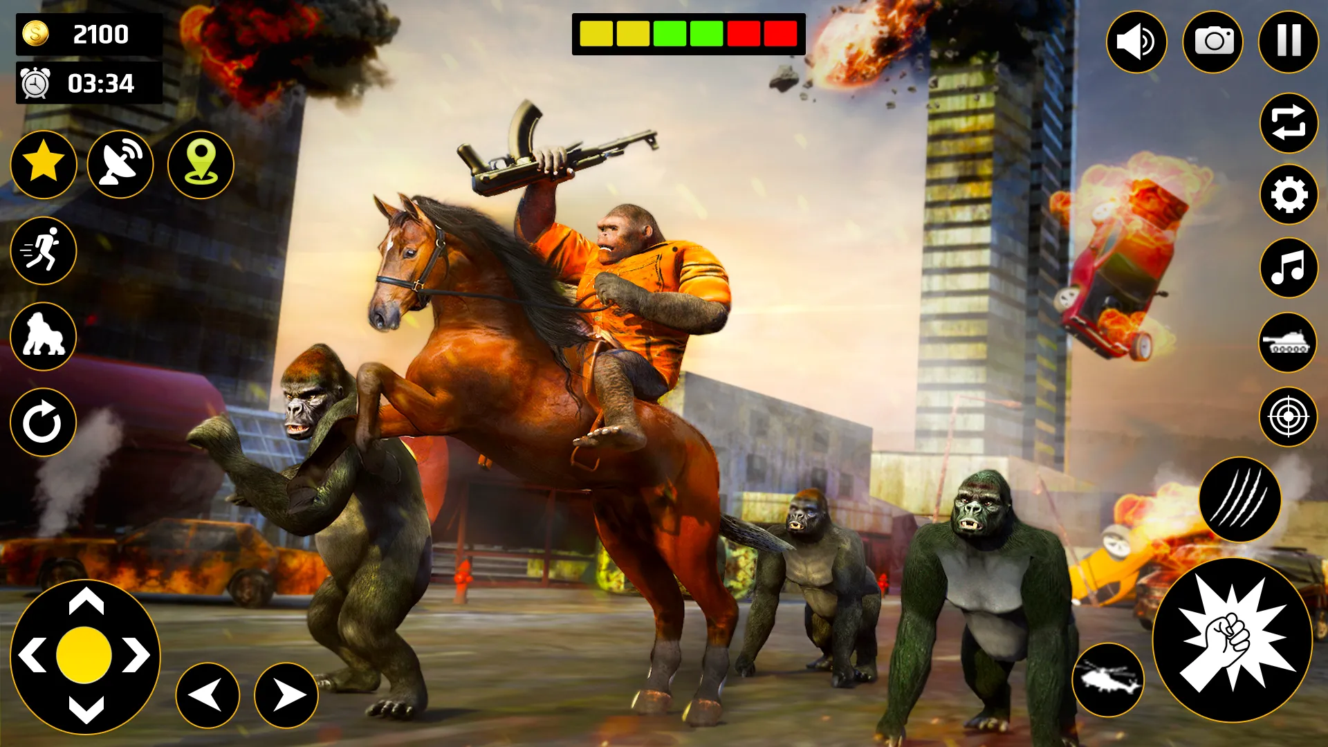 Gorilla Smash City Attack Game | Indus Appstore | Screenshot