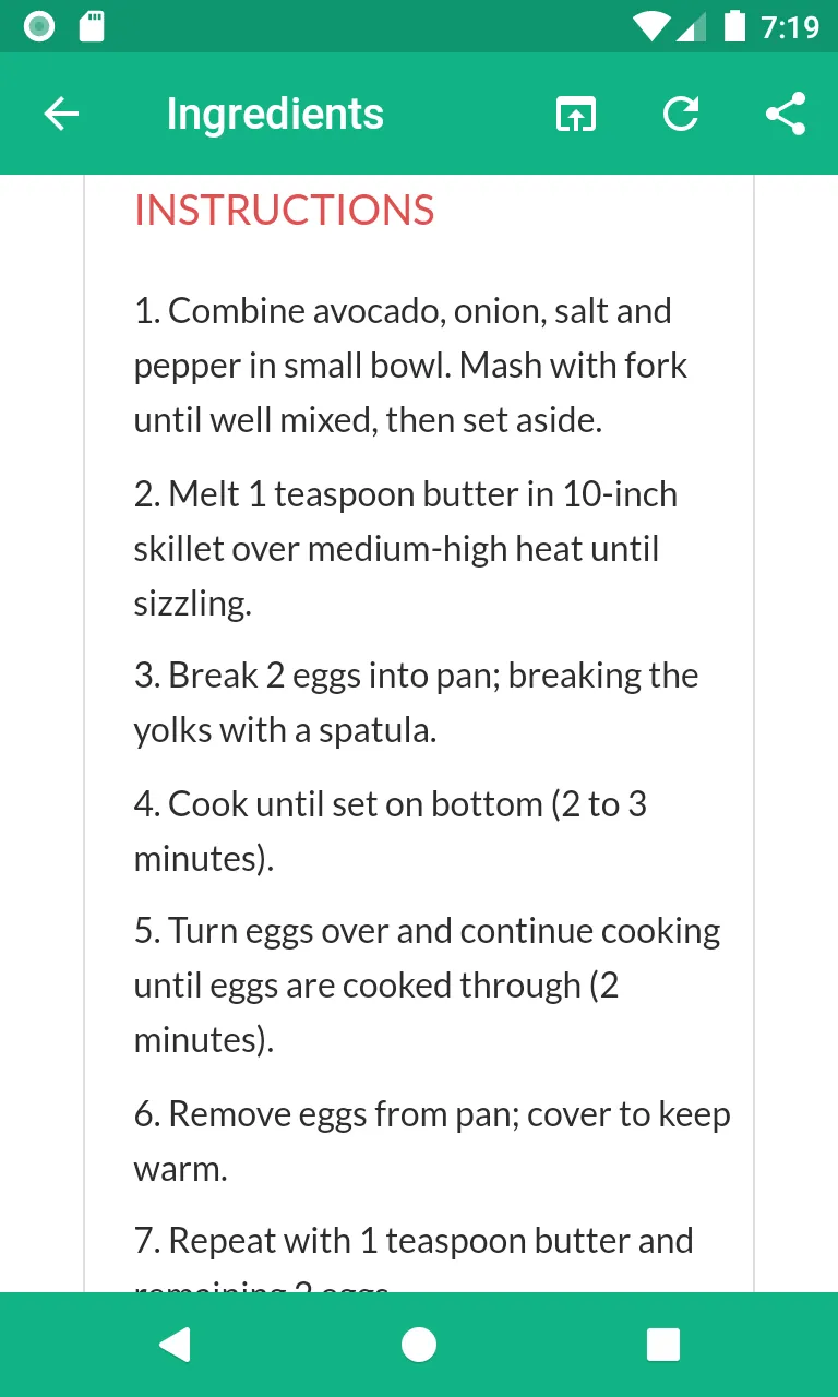 My Cooking Recipes | Indus Appstore | Screenshot