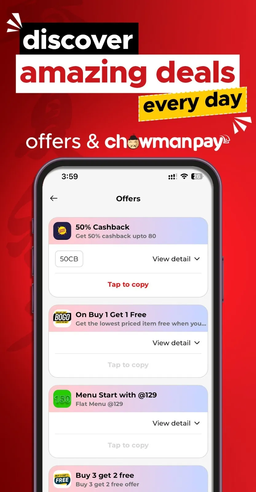 Chowman Food Order & Delivery | Indus Appstore | Screenshot