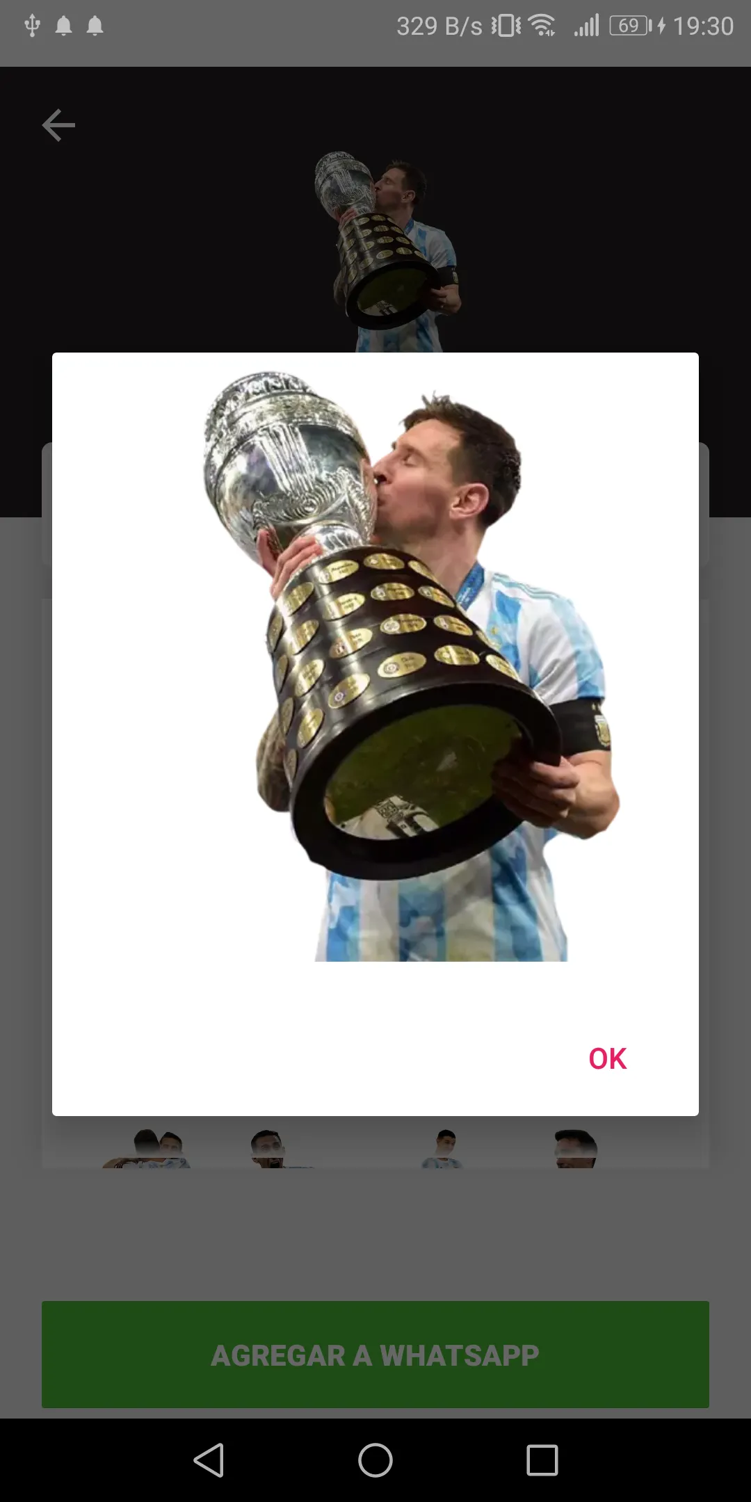 Stickers de Fútbol Argentino | Indus Appstore | Screenshot