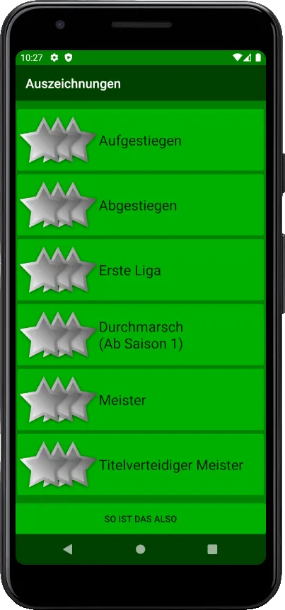 Aufstieg FussballManager 20/21 | Indus Appstore | Screenshot