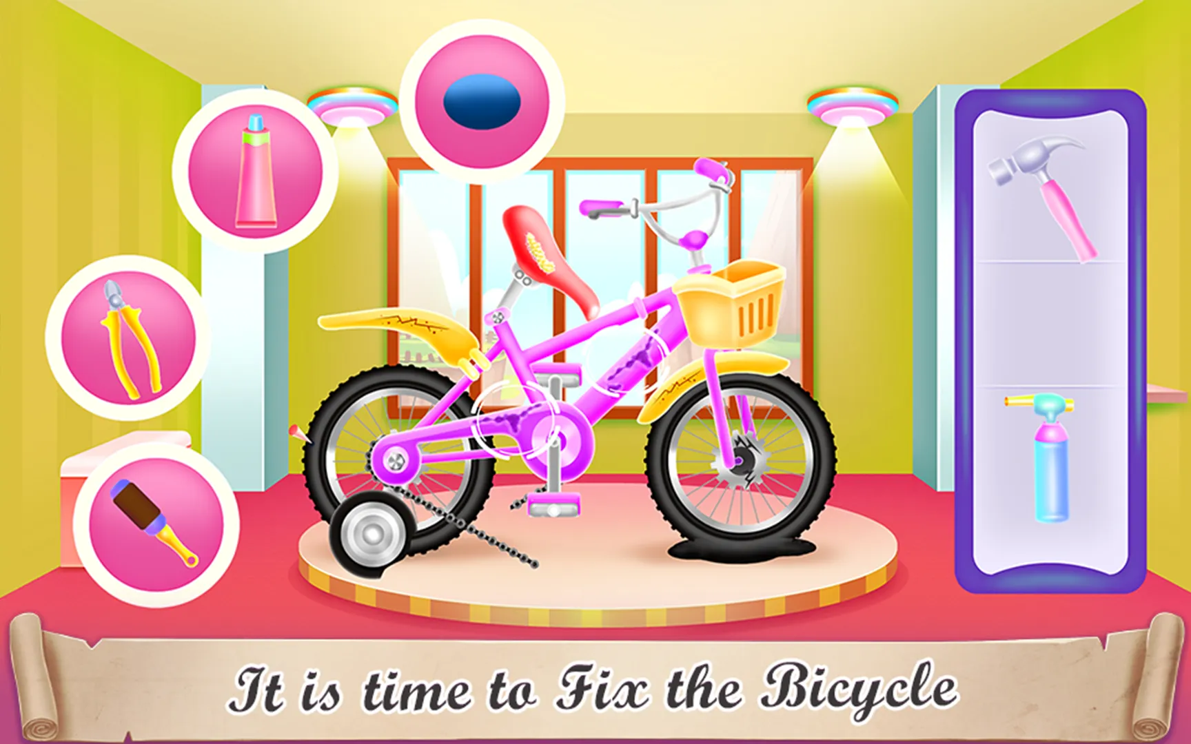 Girl Bike Fix & Washing Salon | Indus Appstore | Screenshot
