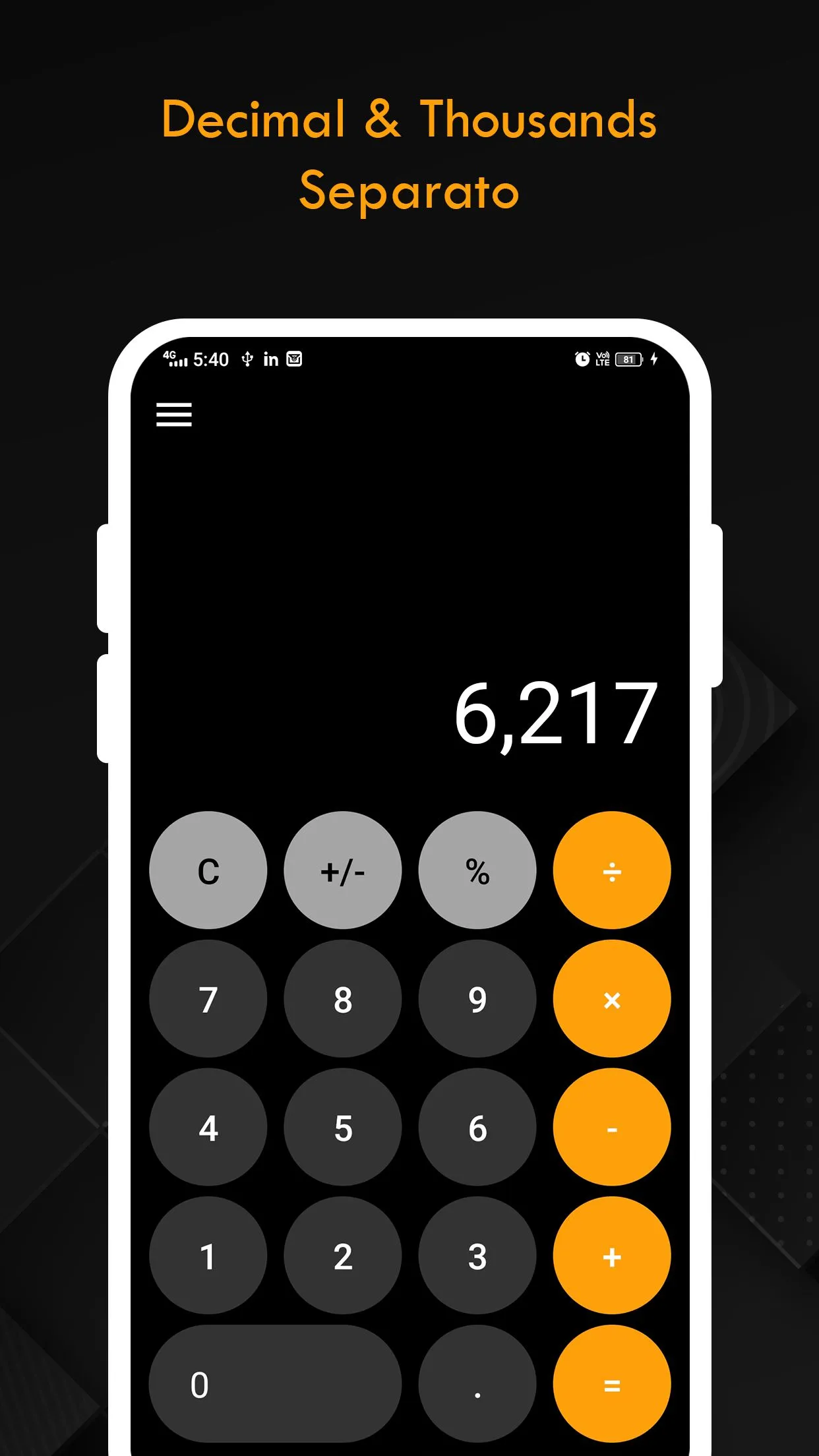 IOS Calculator Phone 15, OS 17 | Indus Appstore | Screenshot