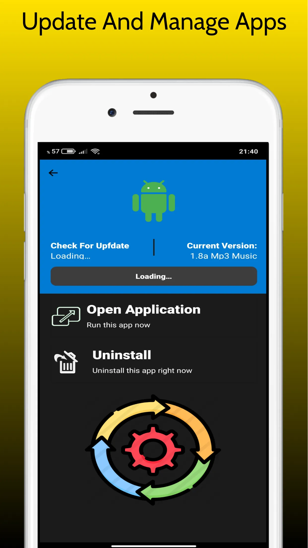 Update Checker -  For Android  | Indus Appstore | Screenshot