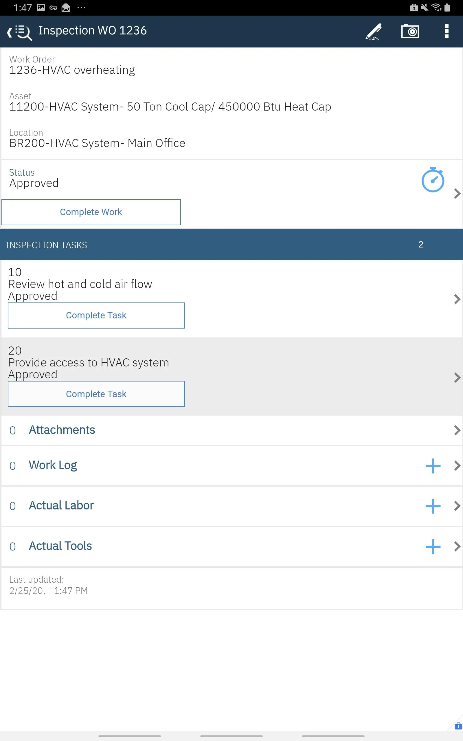 IBM Maximo Inspector | Indus Appstore | Screenshot