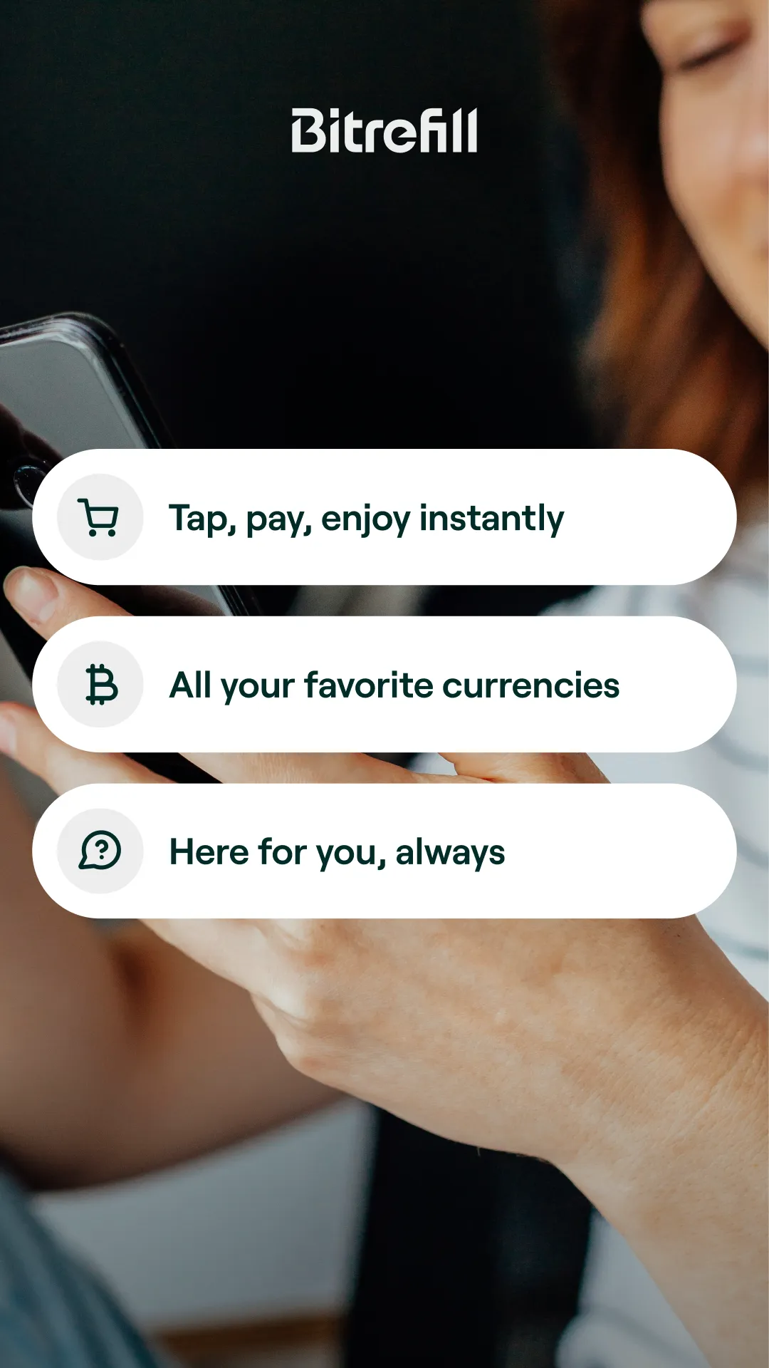 Bitrefill - Live on Crypto | Indus Appstore | Screenshot