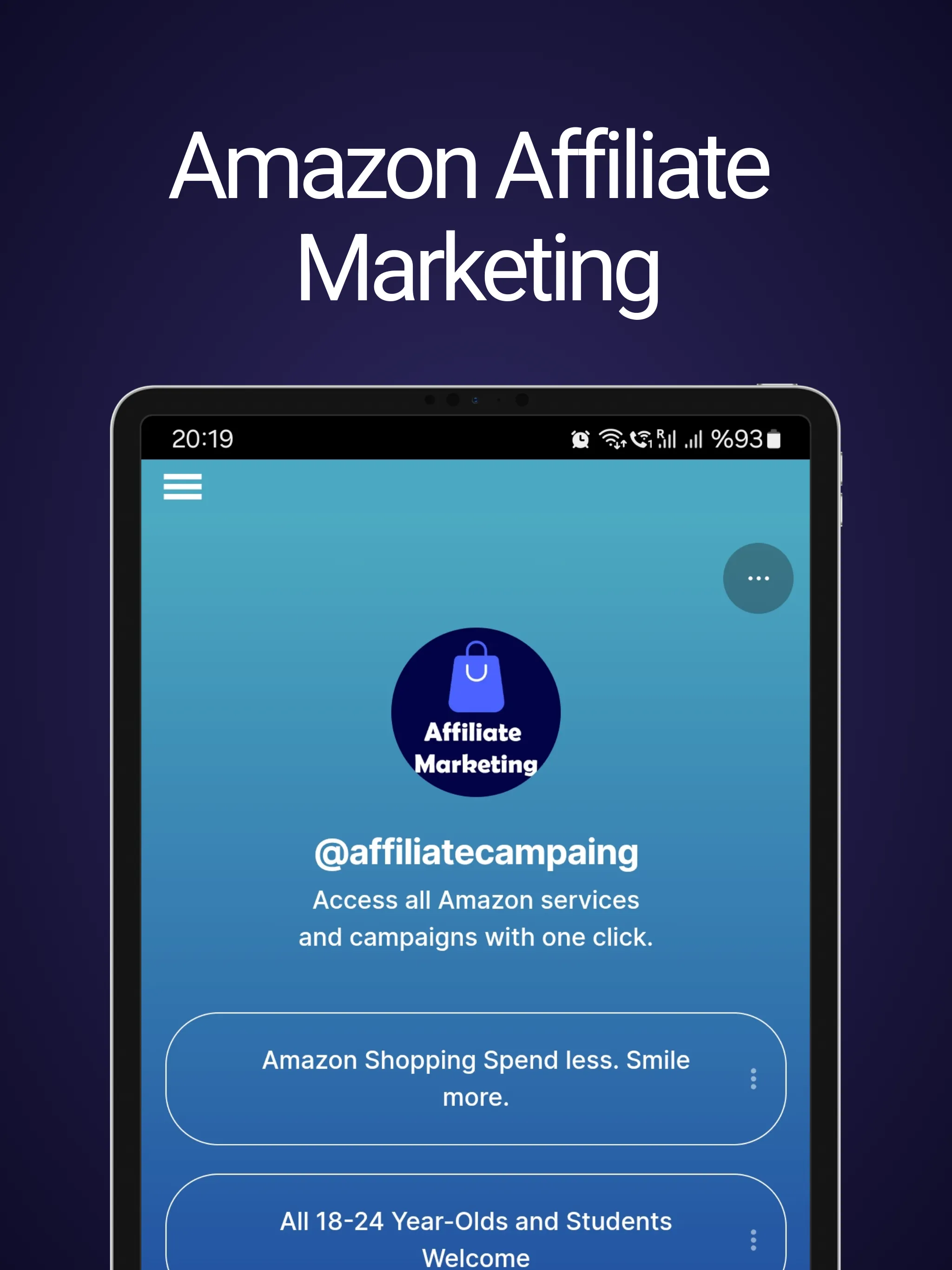 Amazon Affiliate Marketing | Indus Appstore | Screenshot