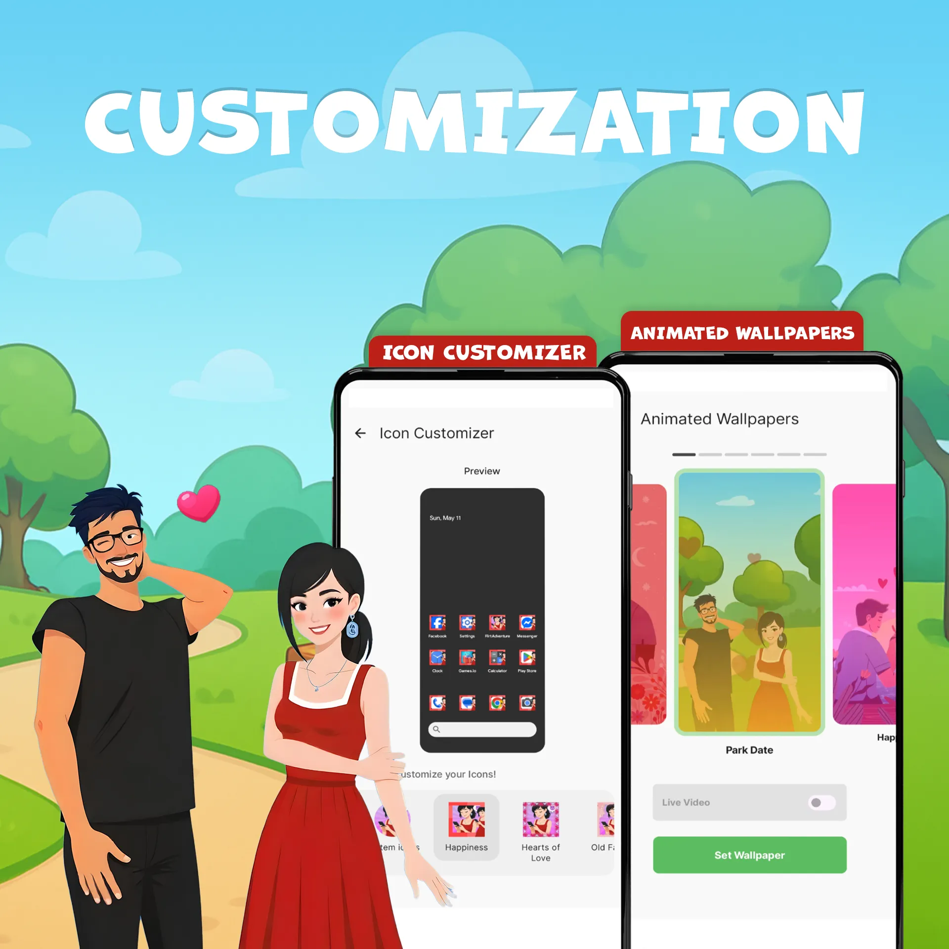 Flirt Adventure Launcher Plus | Indus Appstore | Screenshot