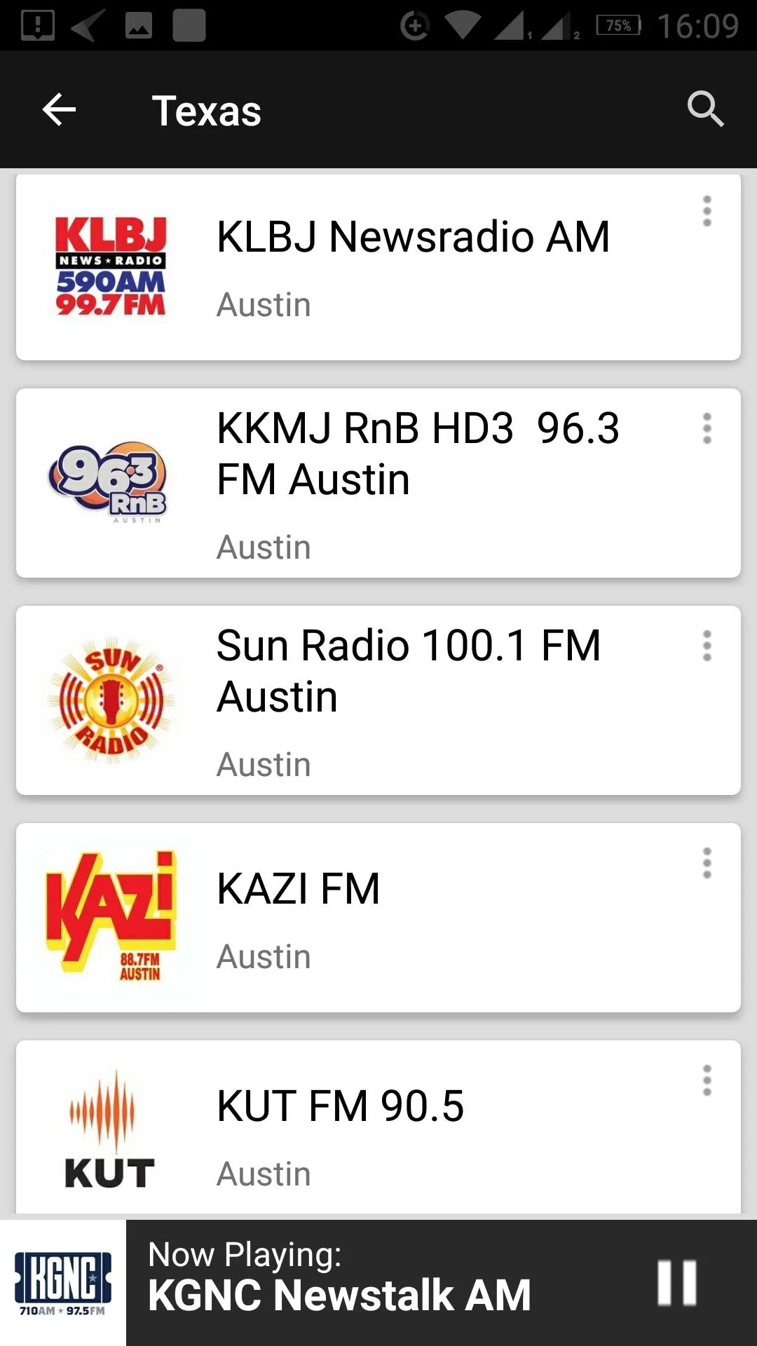 Texas Radio Stations - USA | Indus Appstore | Screenshot