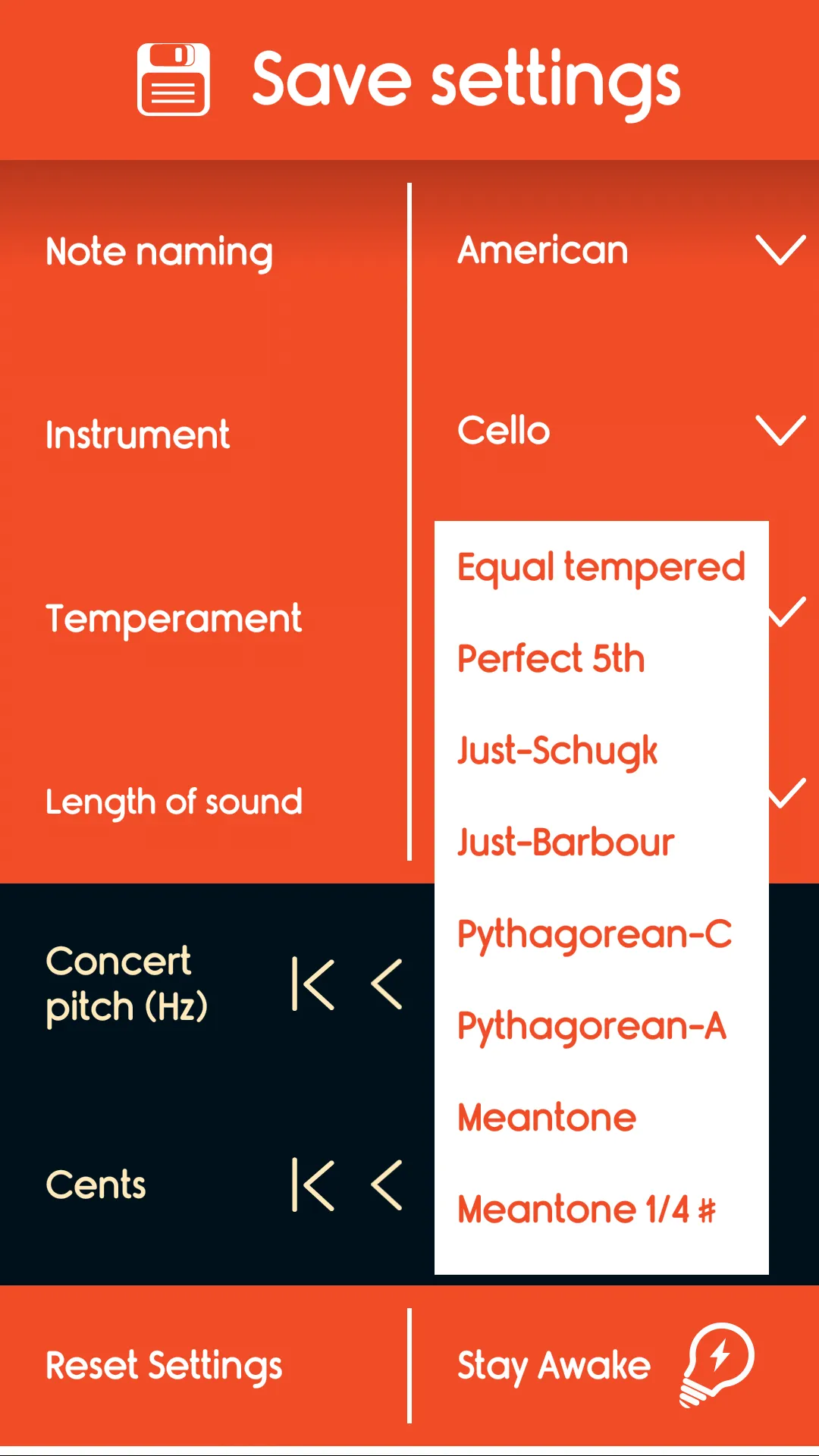 Master Violoncello Tuner | Indus Appstore | Screenshot