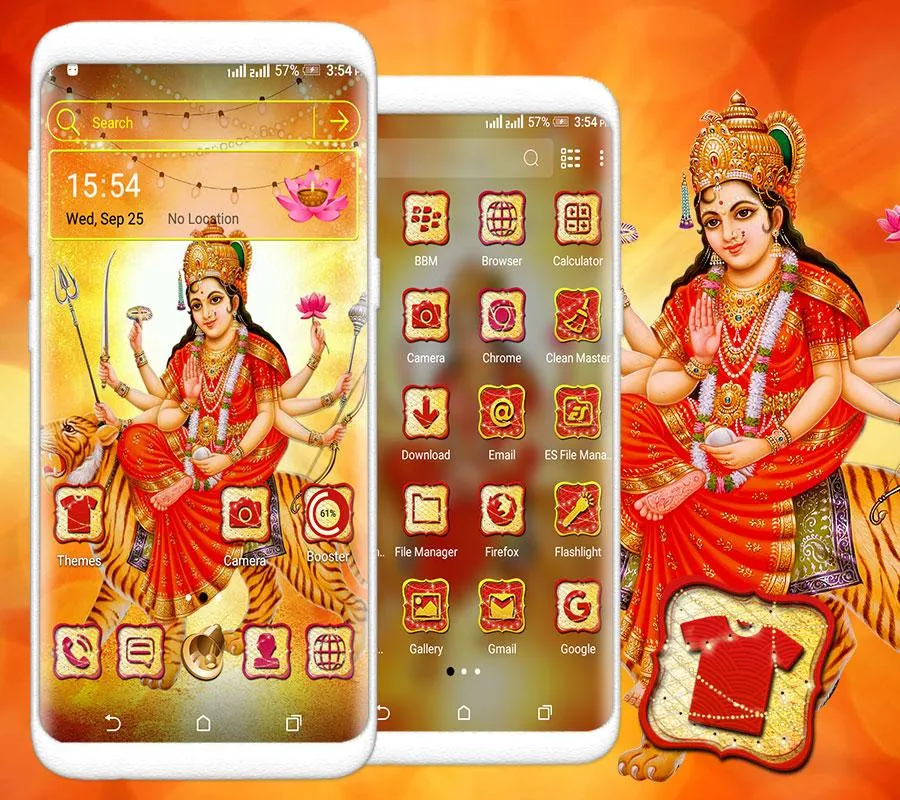 Durga Maa Launcher Theme | Indus Appstore | Screenshot