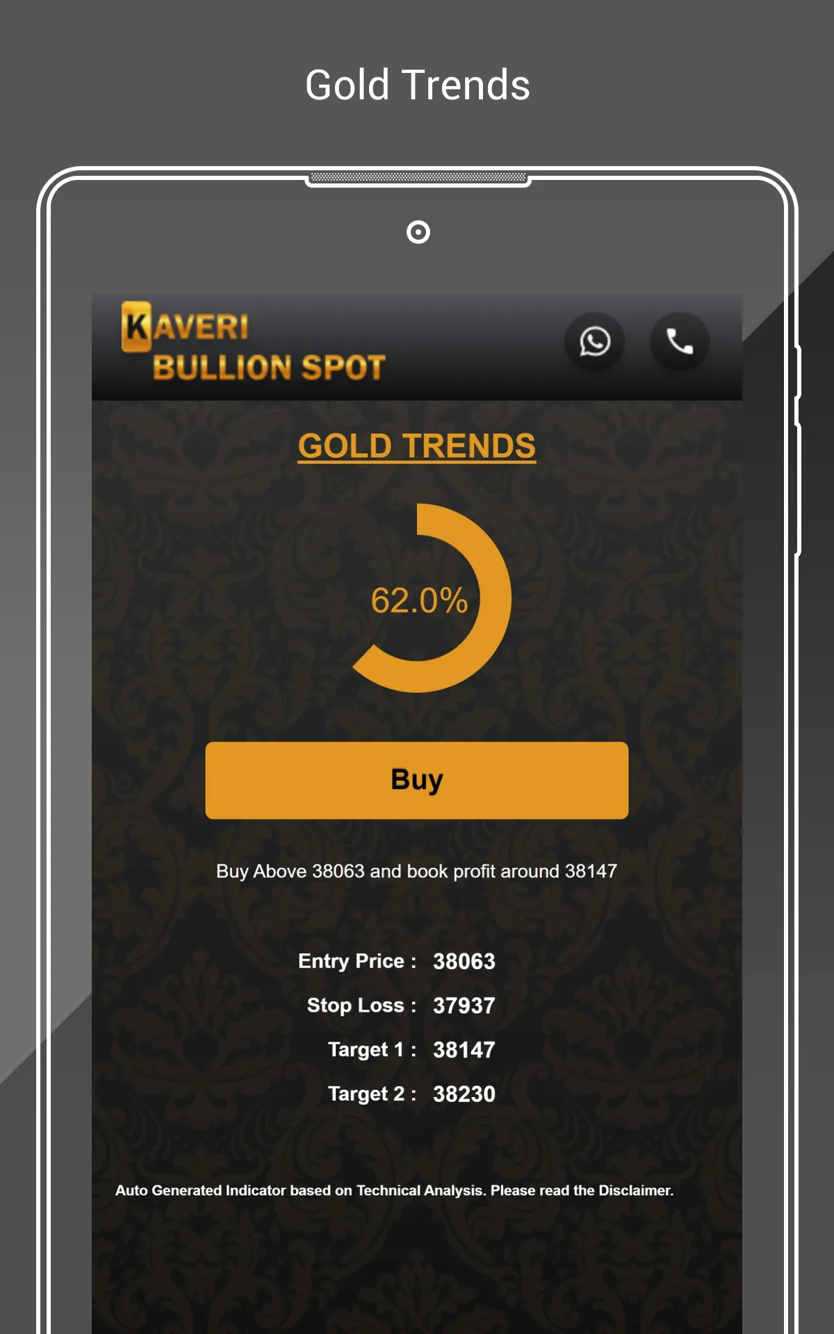 Kaveri Bullion Spot | Indus Appstore | Screenshot