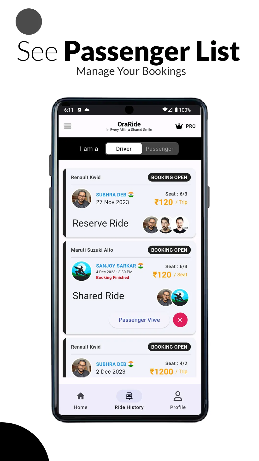 OraRide - Request a ride | Indus Appstore | Screenshot