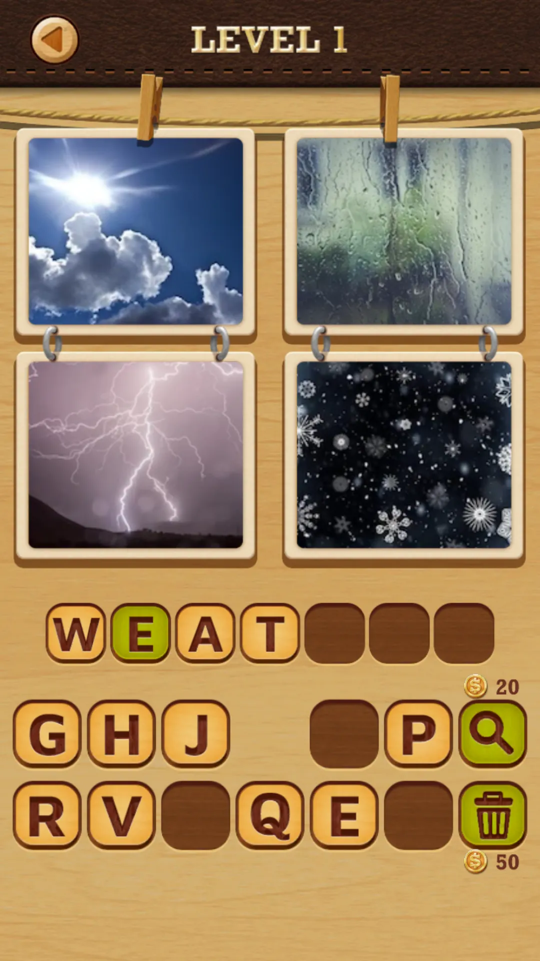 4 Pics Puzzle: Guess 1 Word | Indus Appstore | Screenshot