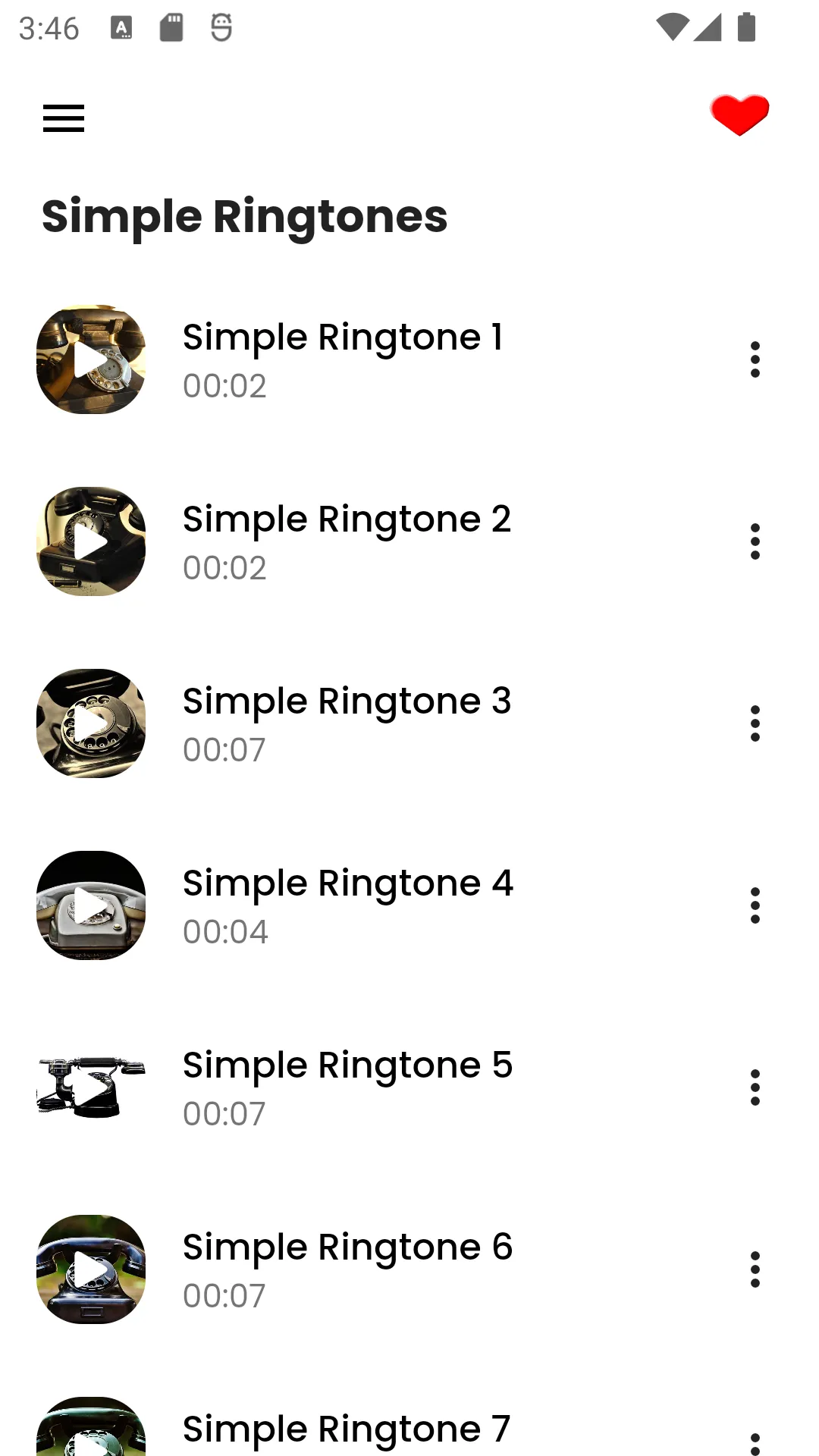 Super Simple Ringtones | Indus Appstore | Screenshot