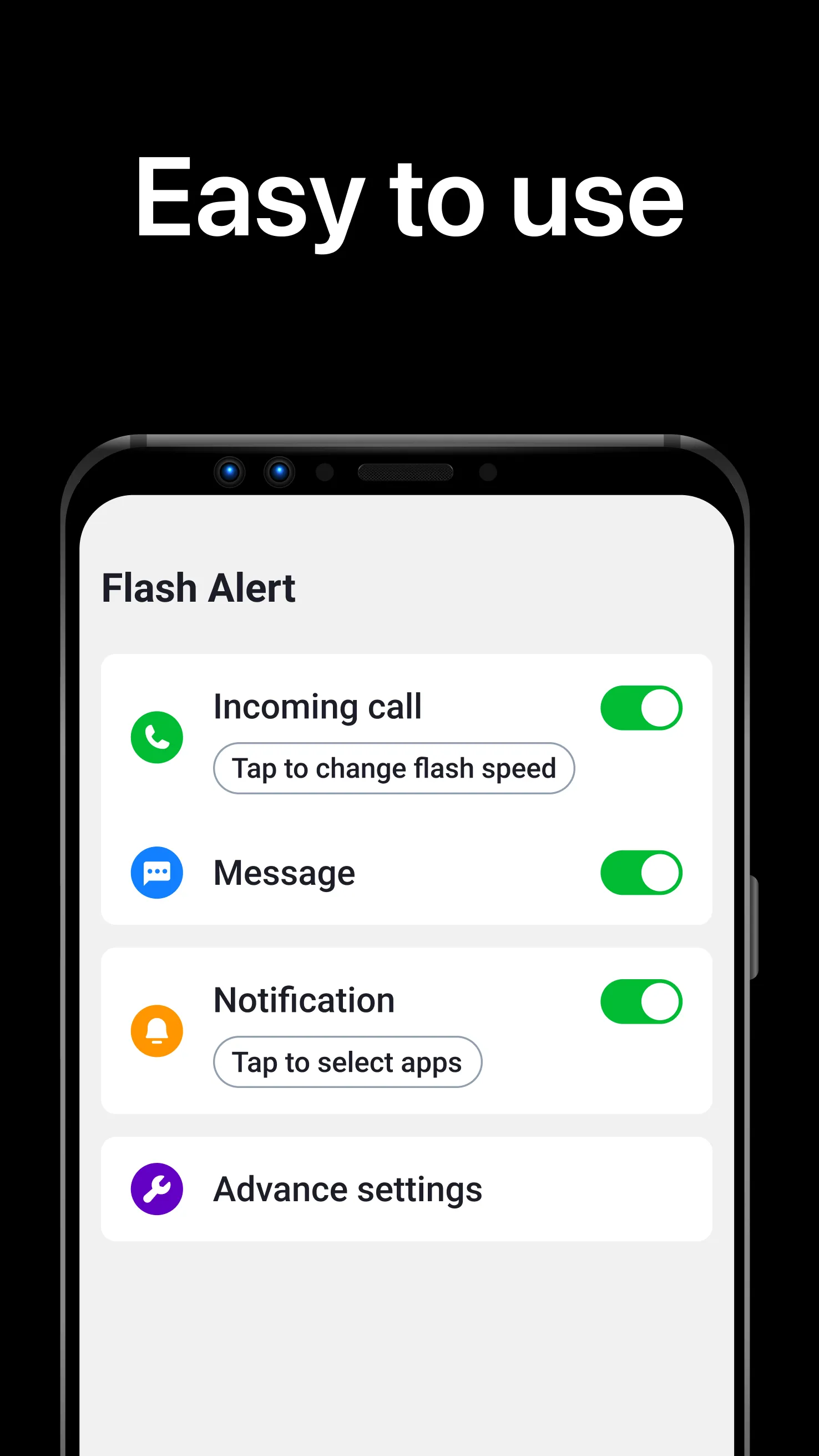 Flash App: Flash on call & SMS | Indus Appstore | Screenshot