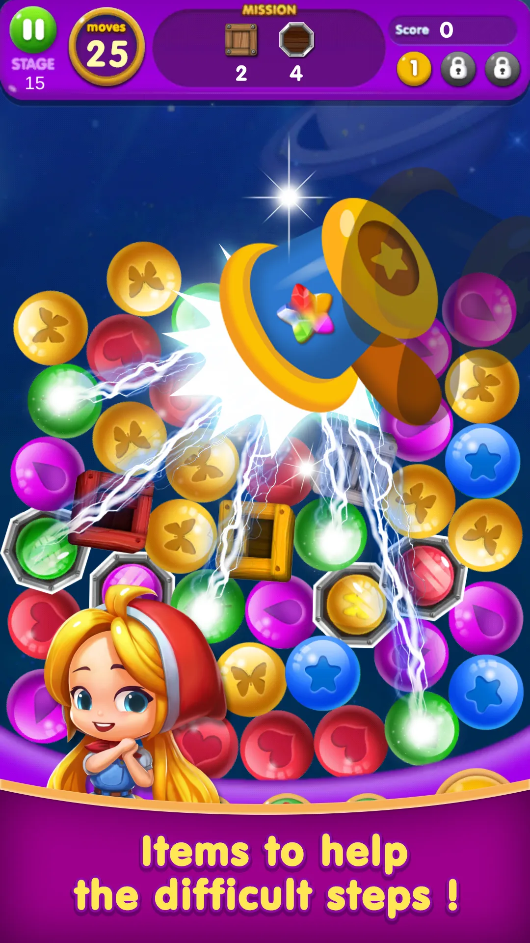 Jewel Stars-Link Puzzle Game | Indus Appstore | Screenshot