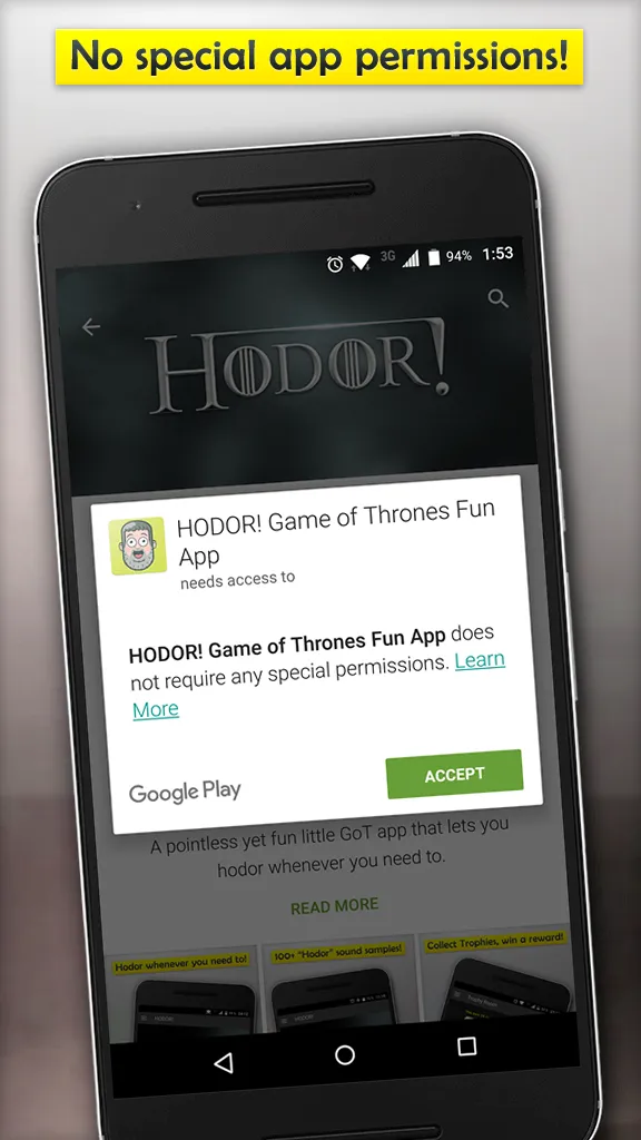 HODOR: Game of Thrones Fun App | Indus Appstore | Screenshot