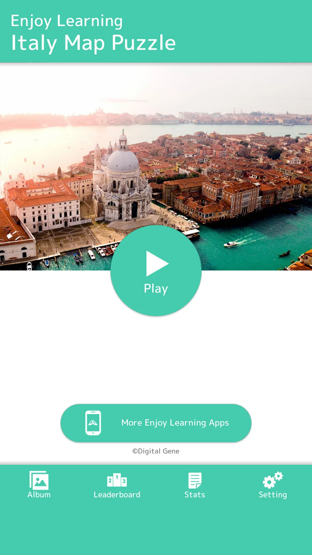 E. Learning Italy Map Puzzle | Indus Appstore | Screenshot