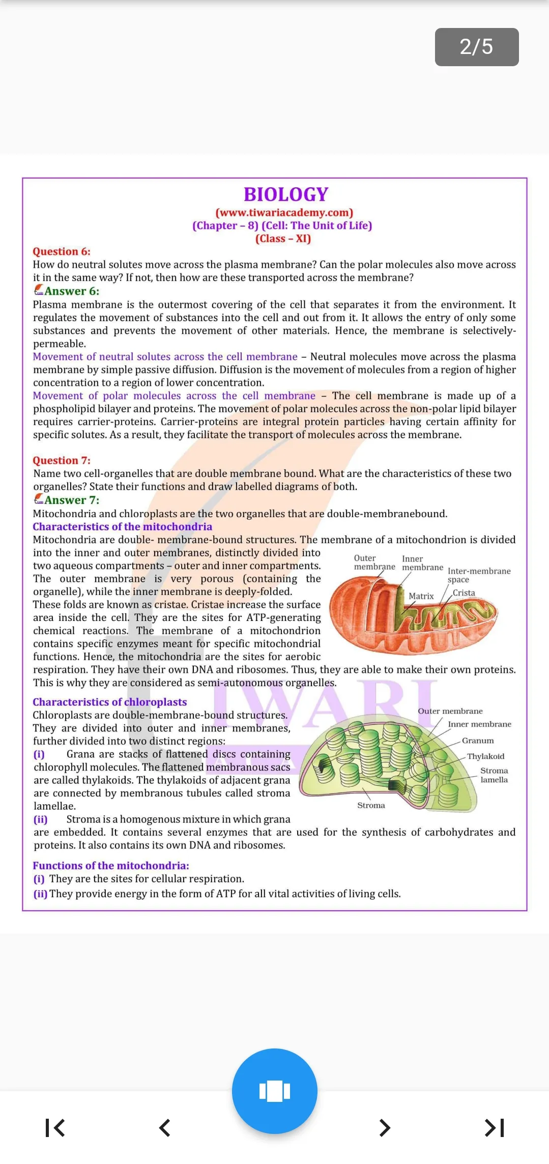 Class 11 Biology for 2024-25 | Indus Appstore | Screenshot