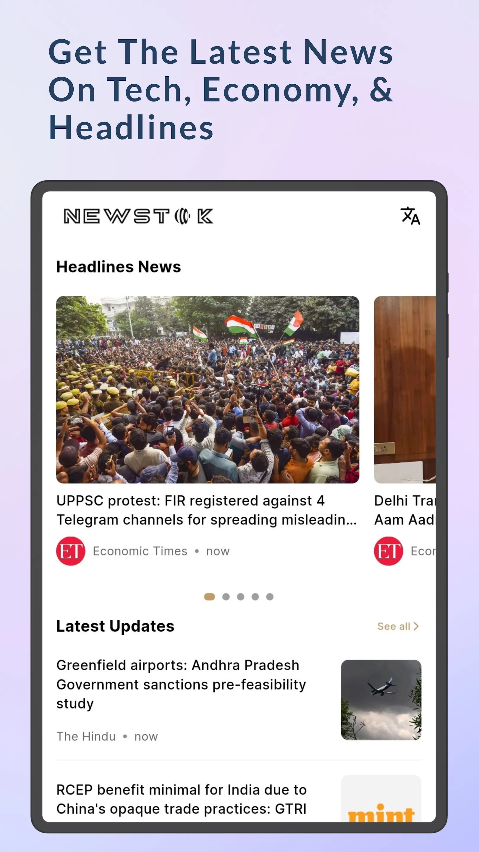 NewsTok: News Video Briefs | Indus Appstore | Screenshot