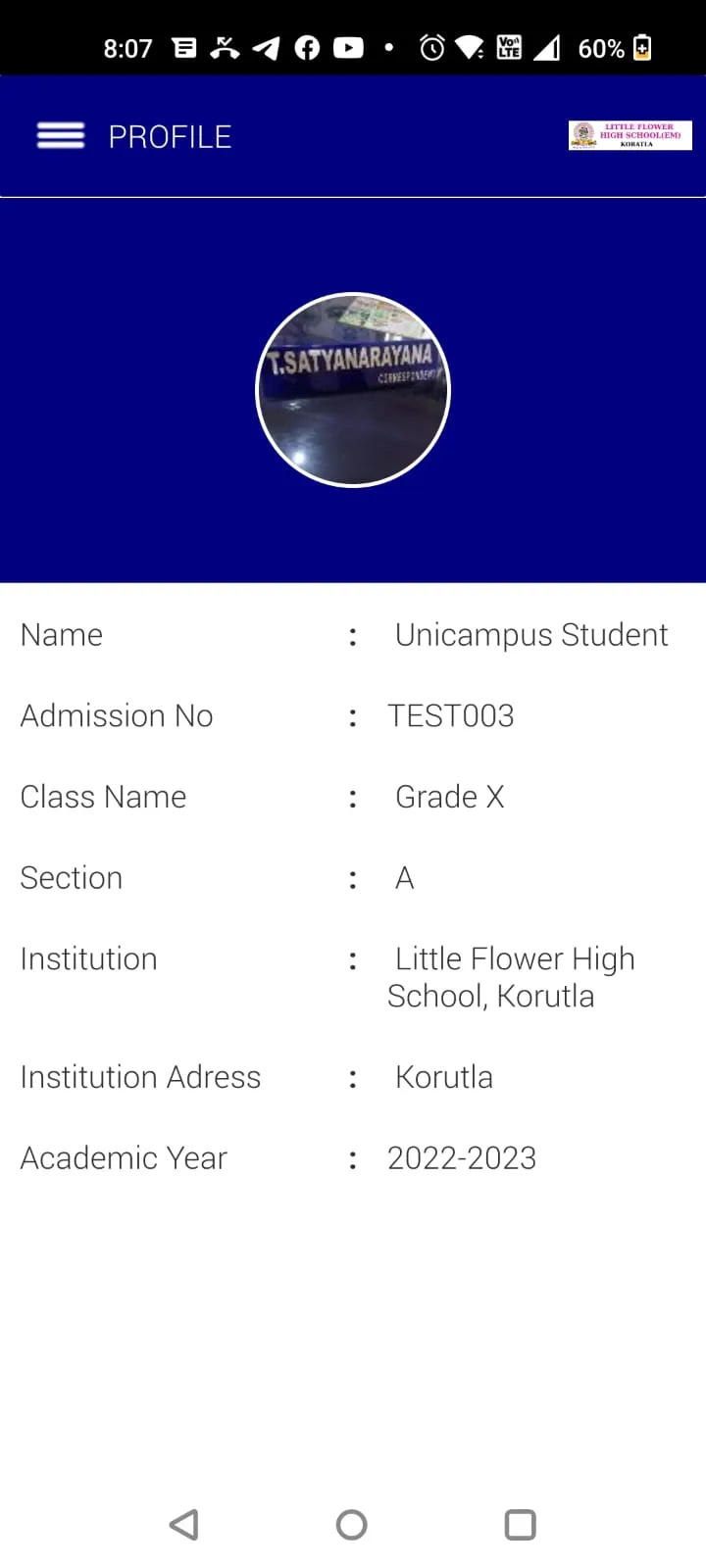 Little Flower School Koratla | Indus Appstore | Screenshot