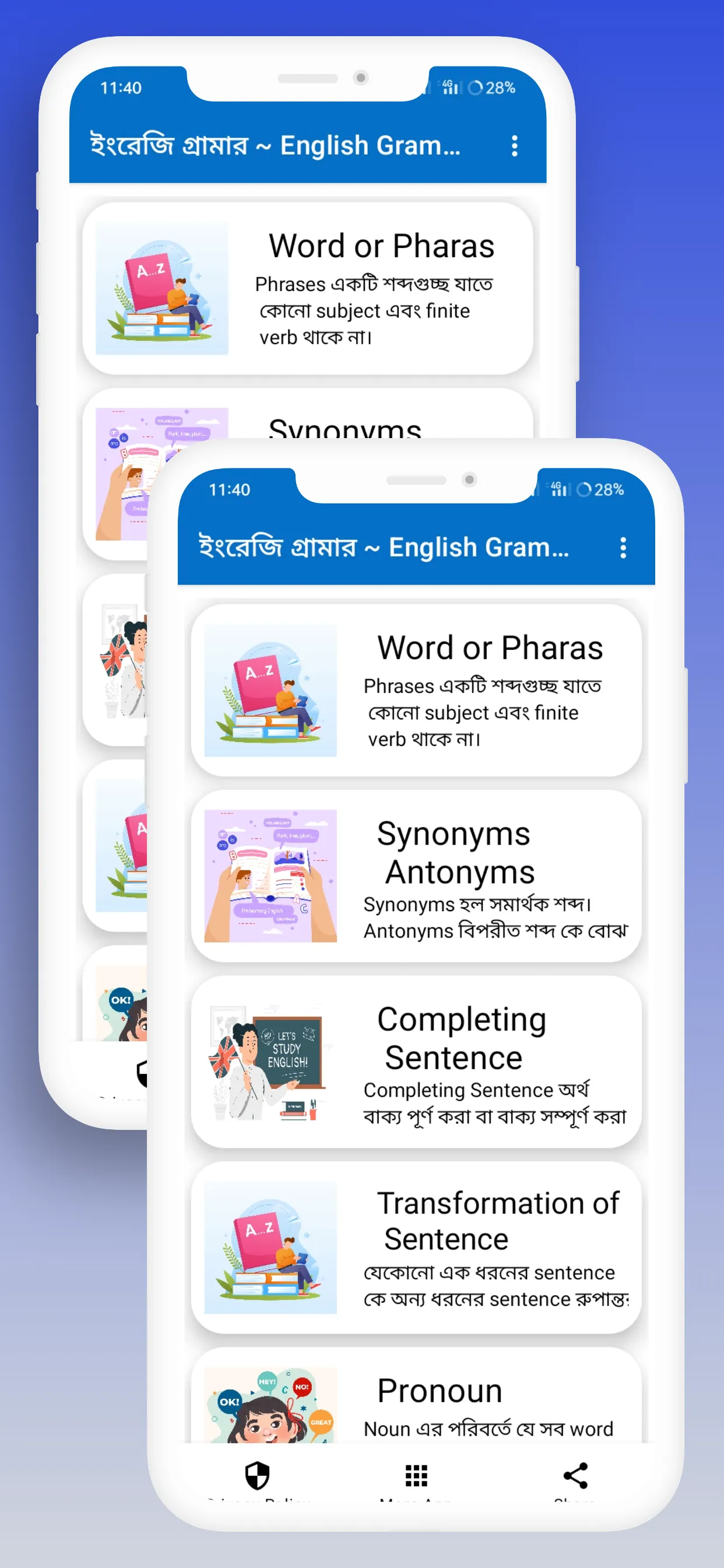 ইংরেজি গ্রামার English Grammar | Indus Appstore | Screenshot