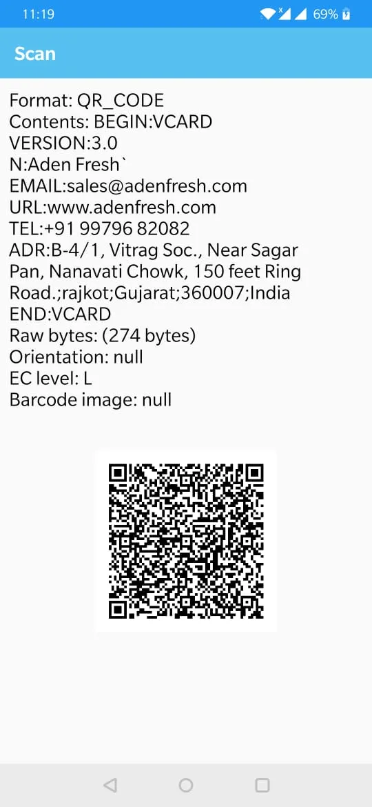 QR Barcode Scanner and Reader | Indus Appstore | Screenshot