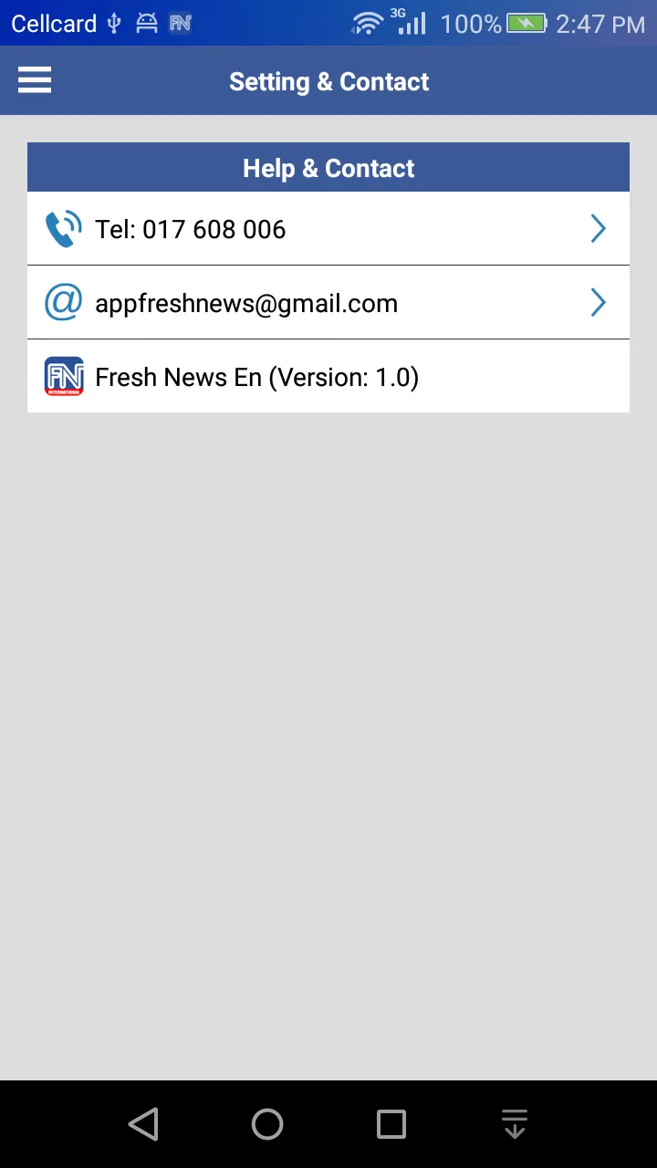 Fresh News International | Indus Appstore | Screenshot