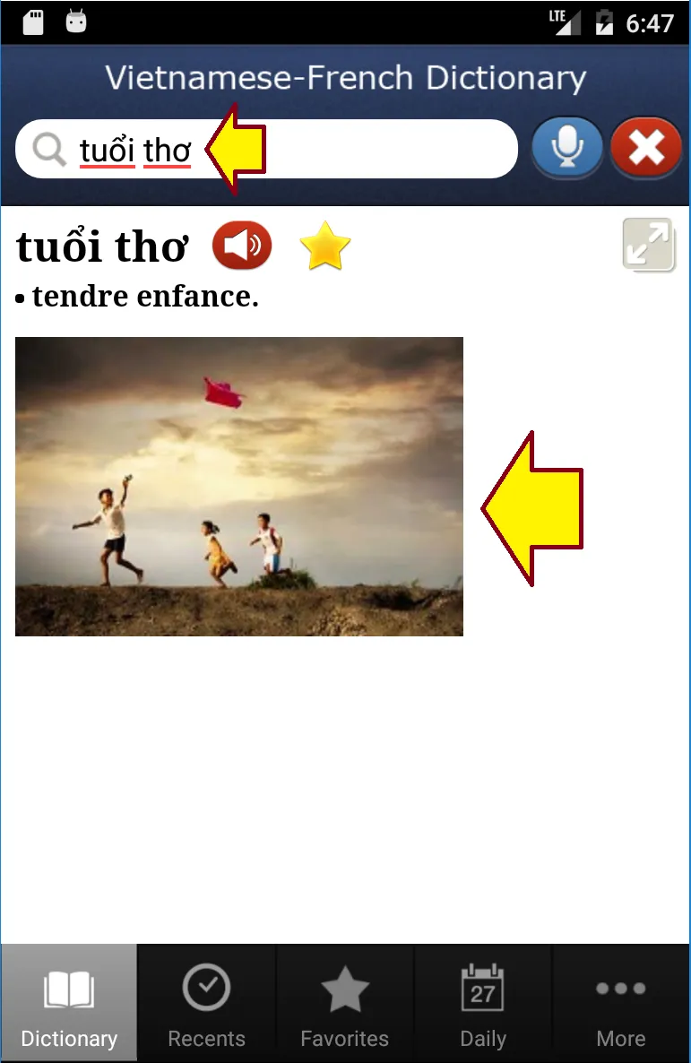 Vietnamese-French Dictionary | Indus Appstore | Screenshot