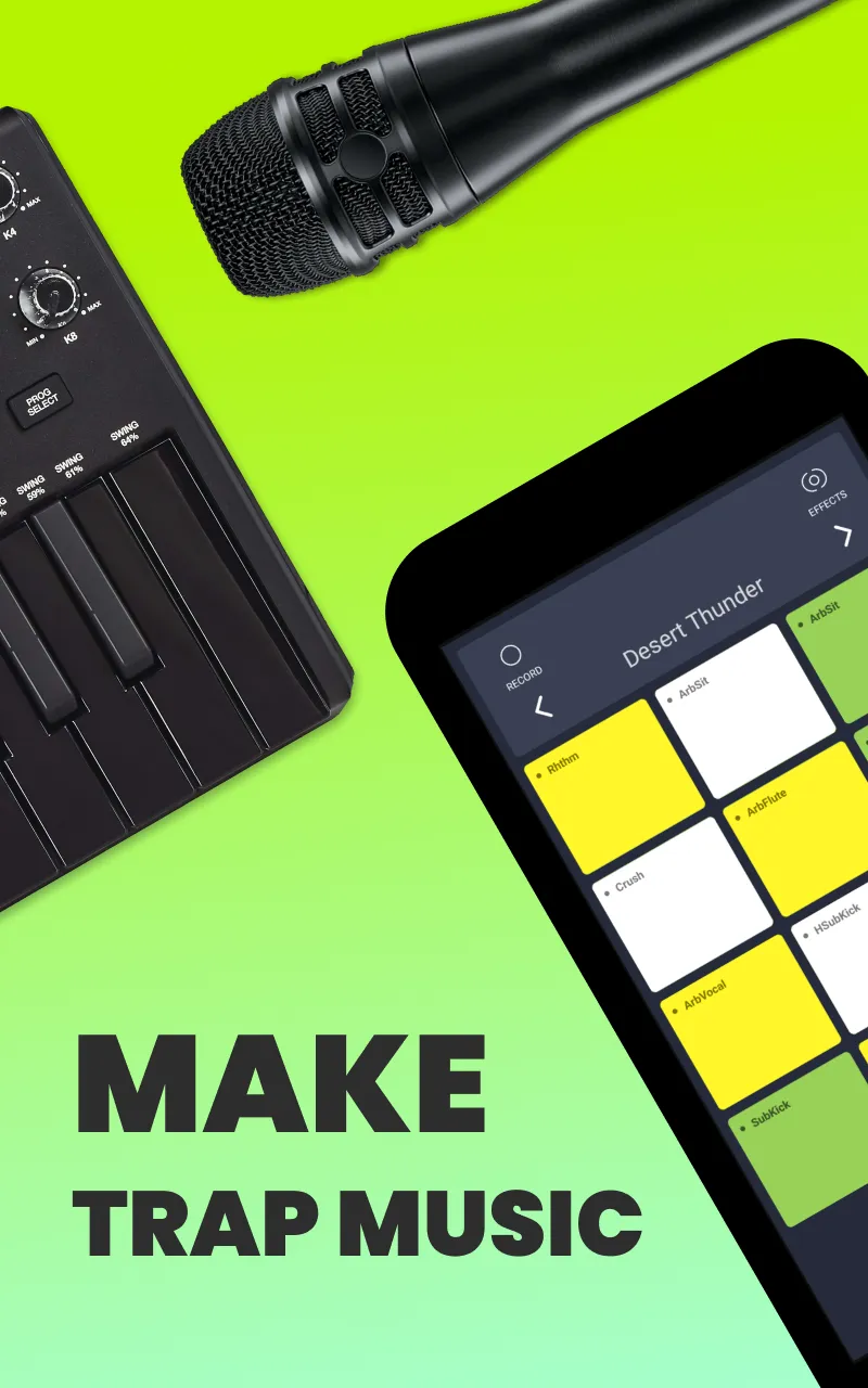 Trap Drum Pads 24 - Make Beats | Indus Appstore | Screenshot