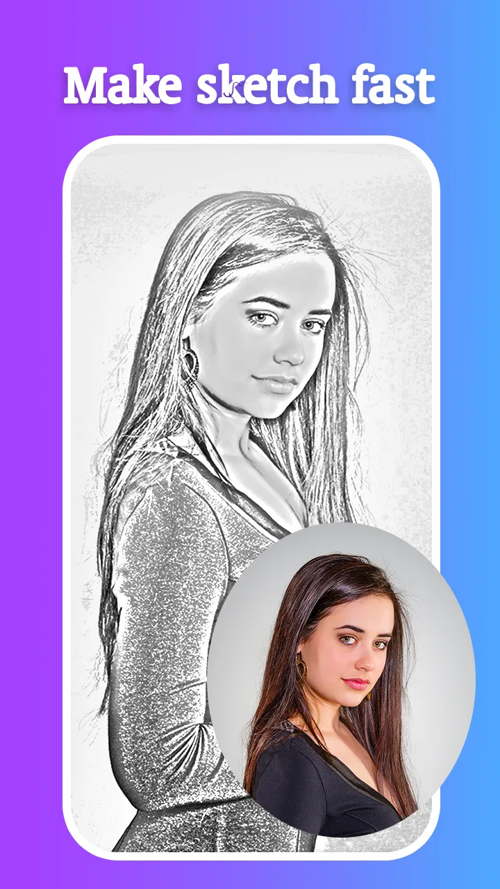 Pencil Sketch Photo Editor app | Indus Appstore | Screenshot