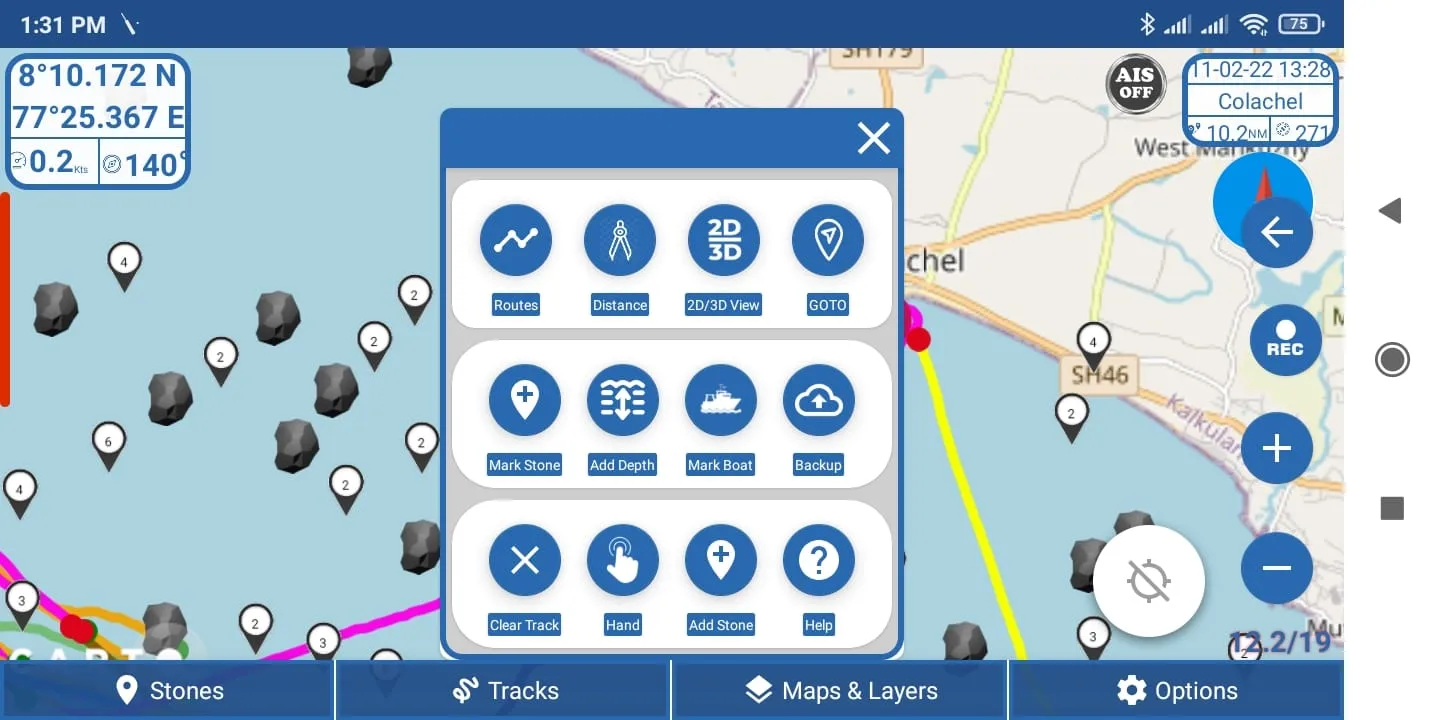 Kadal Map - Marine Navigation | Indus Appstore | Screenshot