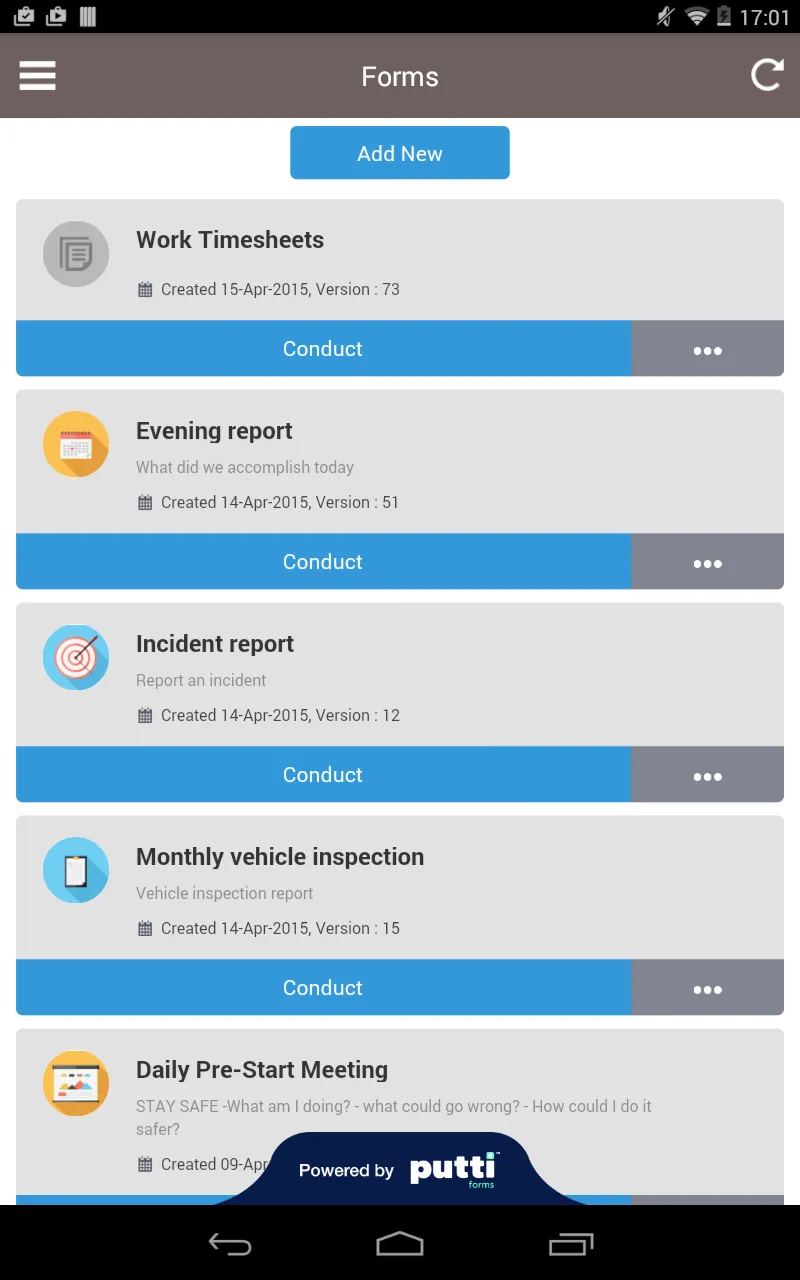Putti Forms | Indus Appstore | Screenshot