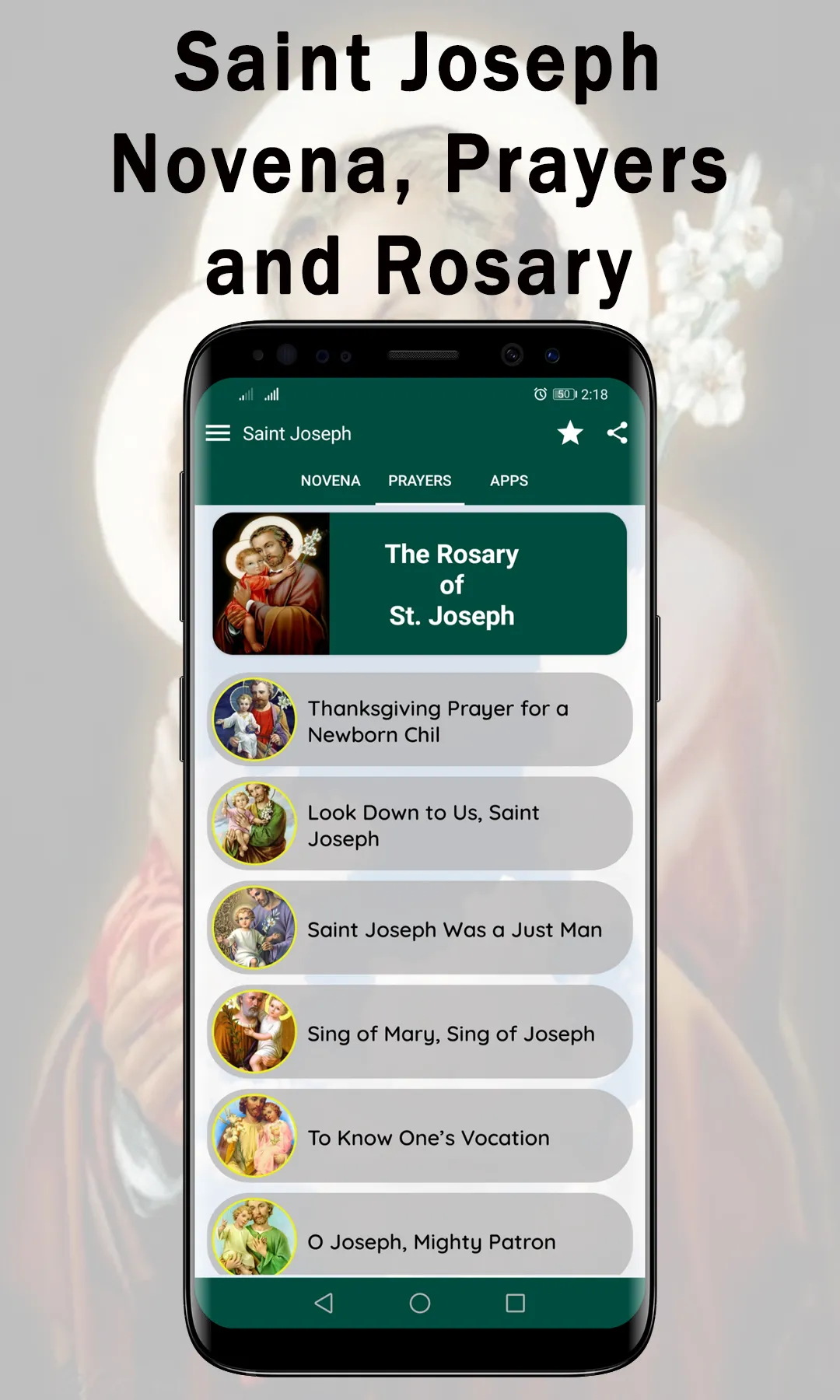 Novena To St. Joseph, Prayers | Indus Appstore | Screenshot