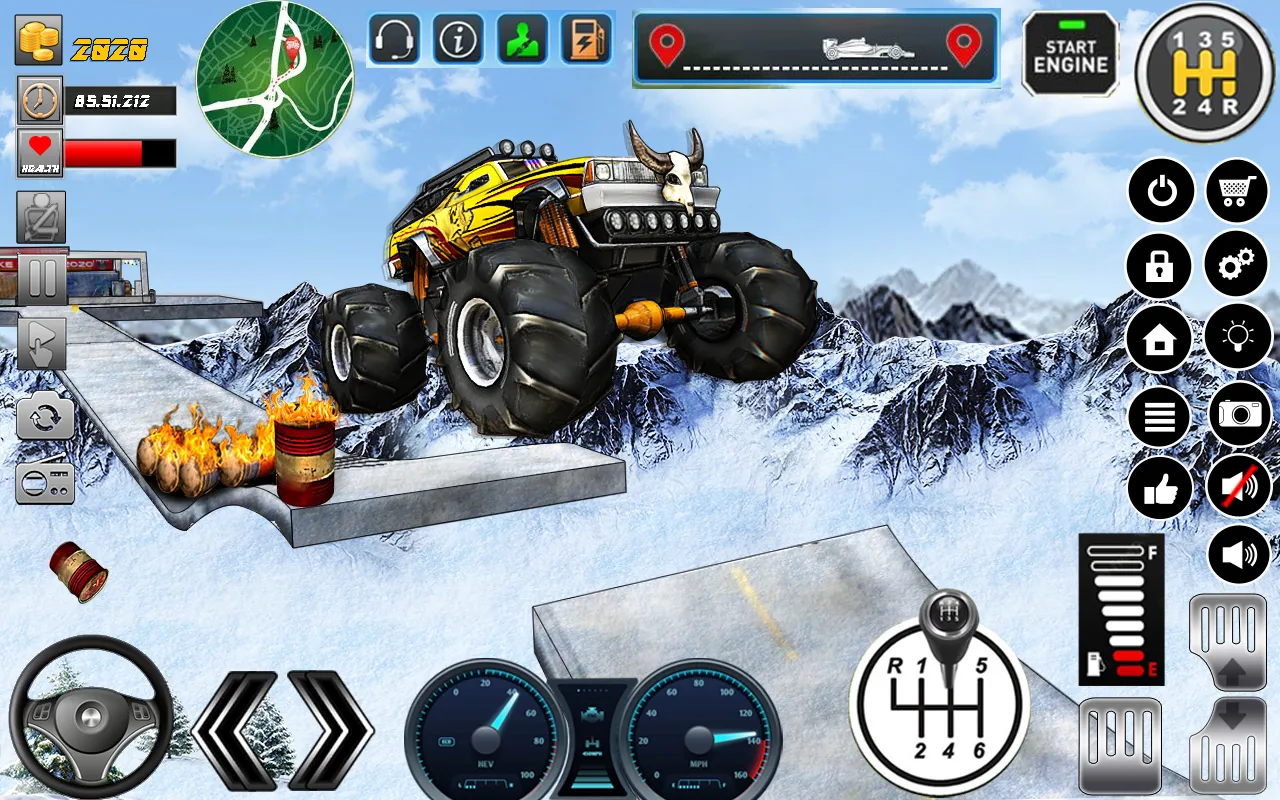 Monster Truck Offroad Stunts | Indus Appstore | Screenshot