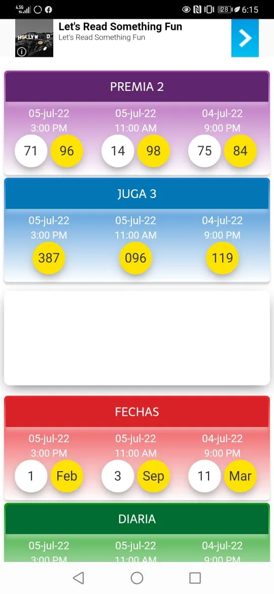 Resultados Loto Nicaragua | Indus Appstore | Screenshot