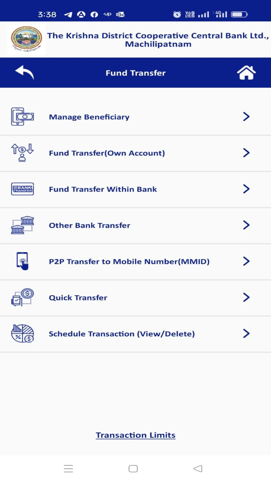 Krishna DCCB-AP-Mobile APP | Indus Appstore | Screenshot