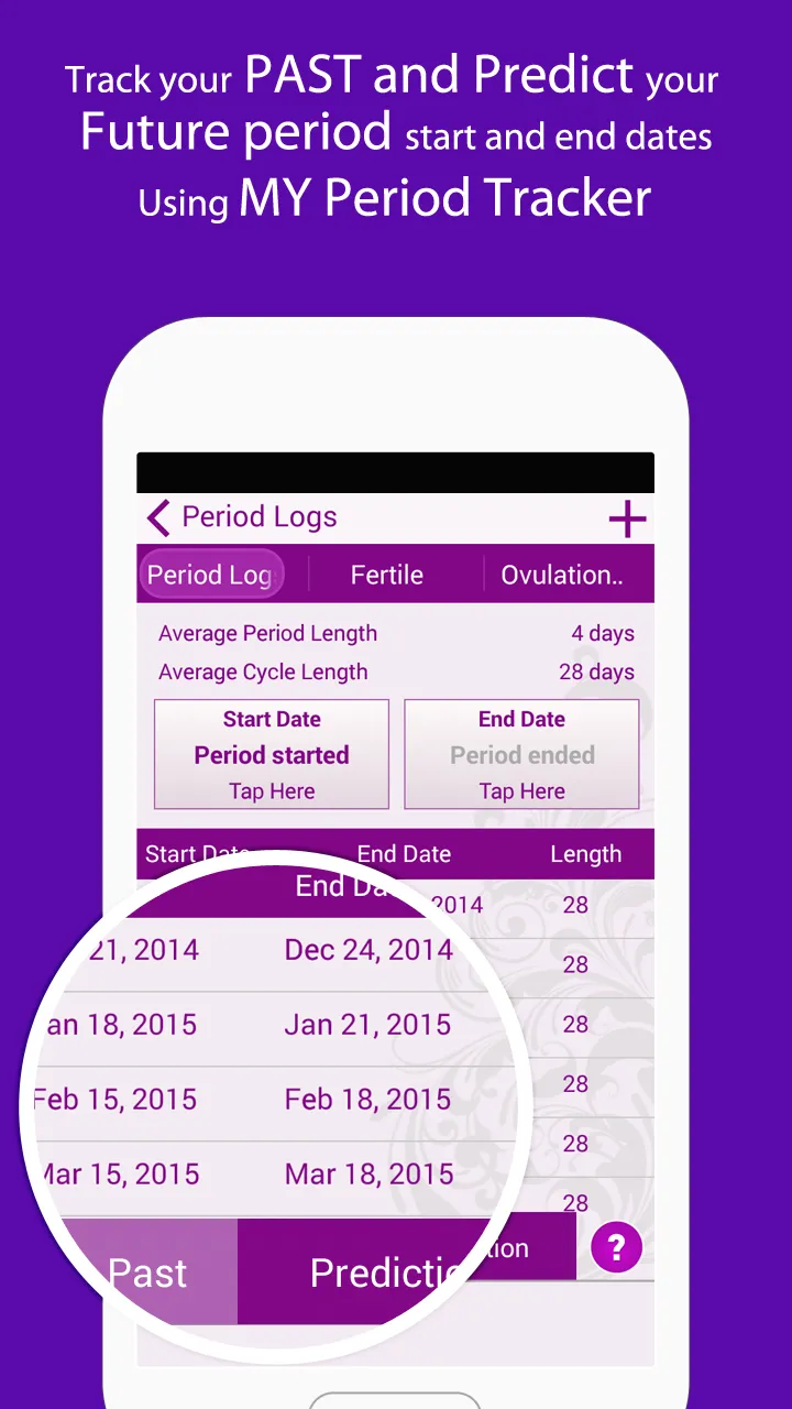 My Period Tracker / Calendar | Indus Appstore | Screenshot