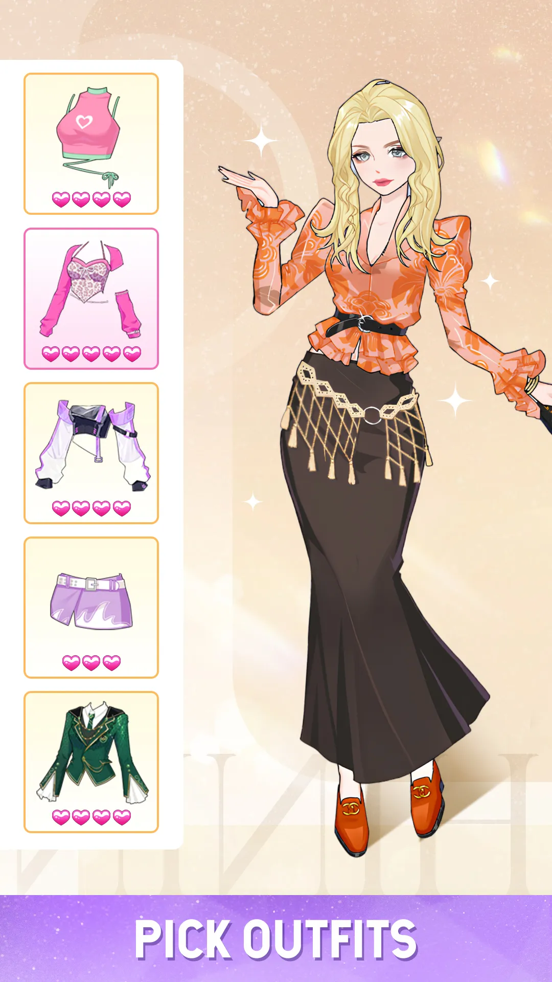 Shining Me: Glow Idol Dress Up | Indus Appstore | Screenshot