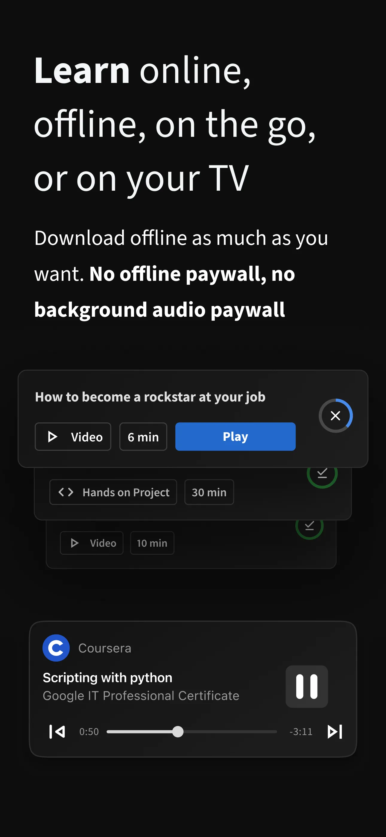 Coursera: Grow your career | Indus Appstore | Screenshot