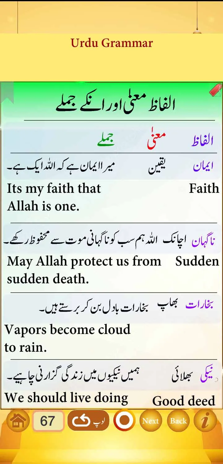 Urdu Qaida Part 4 (Grammar) | Indus Appstore | Screenshot