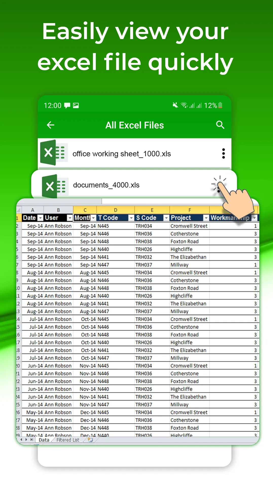 XLS File Viewer: XLSX Editor | Indus Appstore | Screenshot