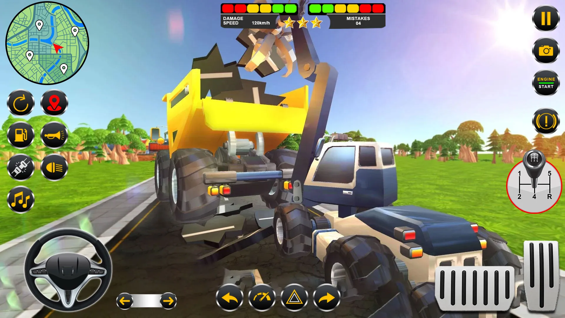 Road Construction Excavator 3D | Indus Appstore | Screenshot